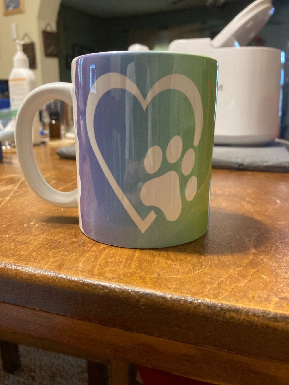 Handcrafted 4 Paws Coffee/Tea Mug